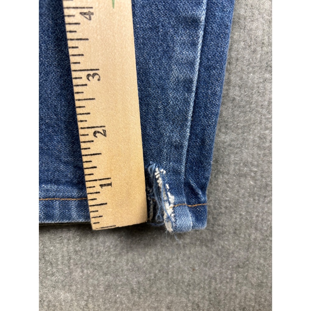 VTG Wrangler 13MWZ Cowboy Cut Jeans Made in USA 38x35 Blue Denim - Picture 10 of 10